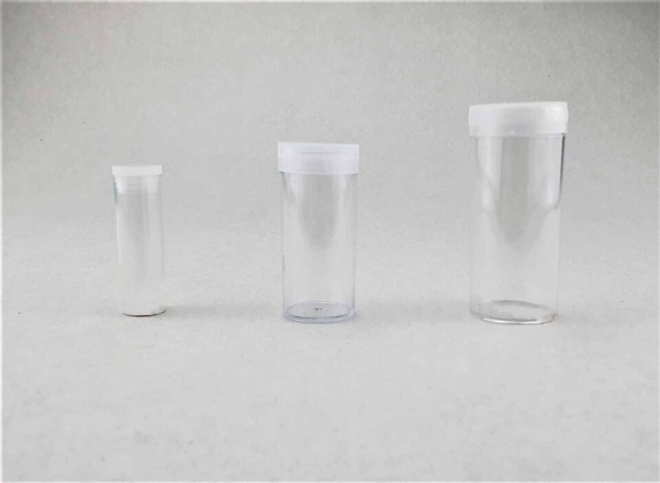 VIAL B100, PLASTIC, PUSH ON CAP, APPROX. 100ML – Fistech International